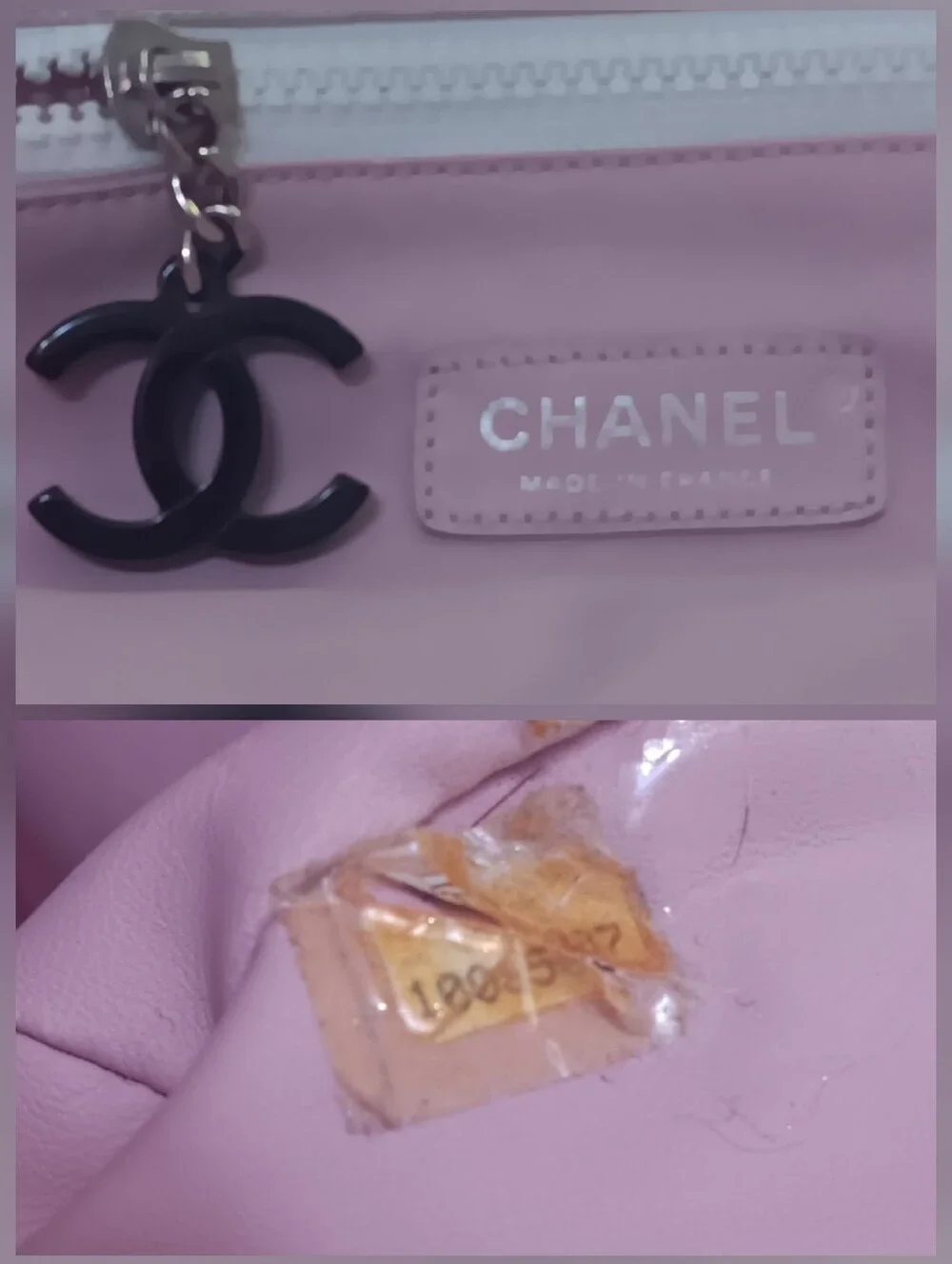 Chanel Pink Canvas & Terry Cloth CC Summer Beach Tote Bag ✨ COA